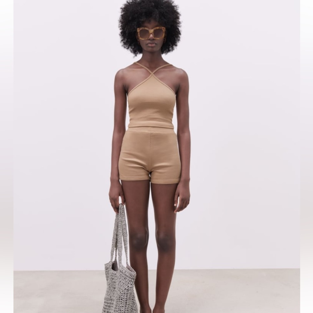 Zara crop & short set. NWT